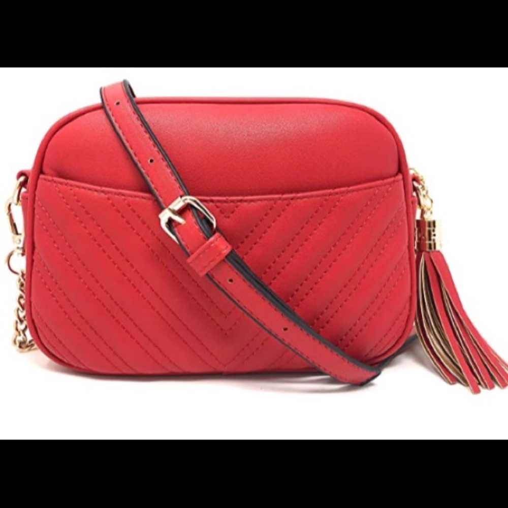 Crossbody bag with adjustable strap .